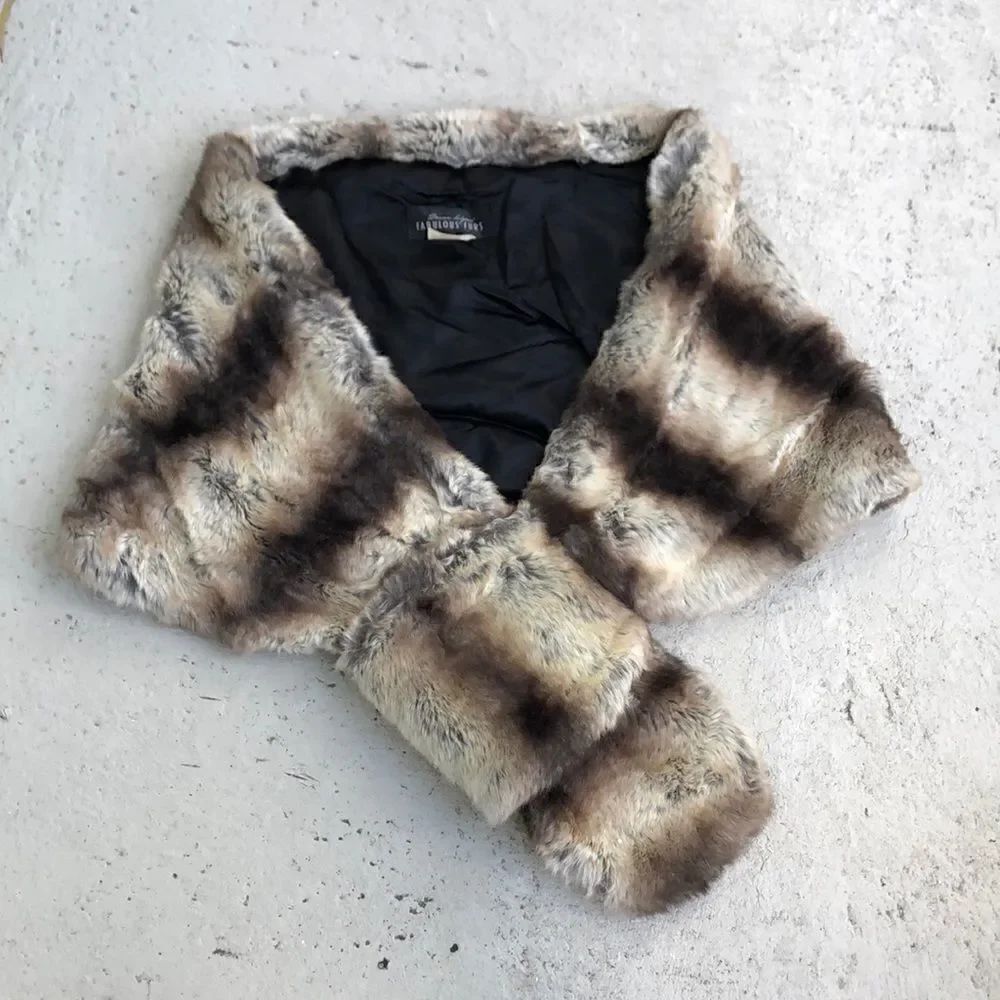 Fabulous Furs faux wrap
